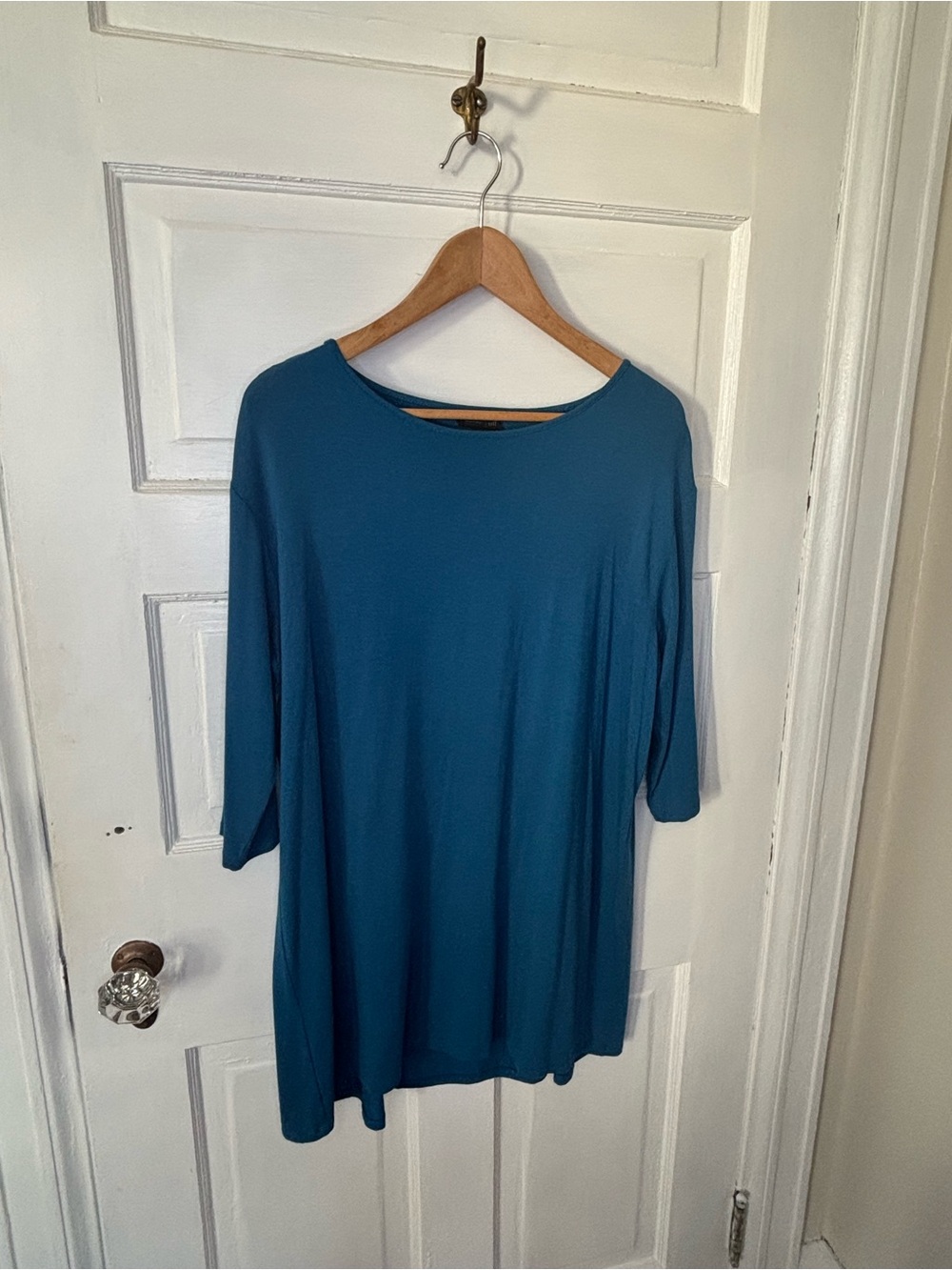 J. Jill Wearever Collection Ocean Blue Women's Tunic Top